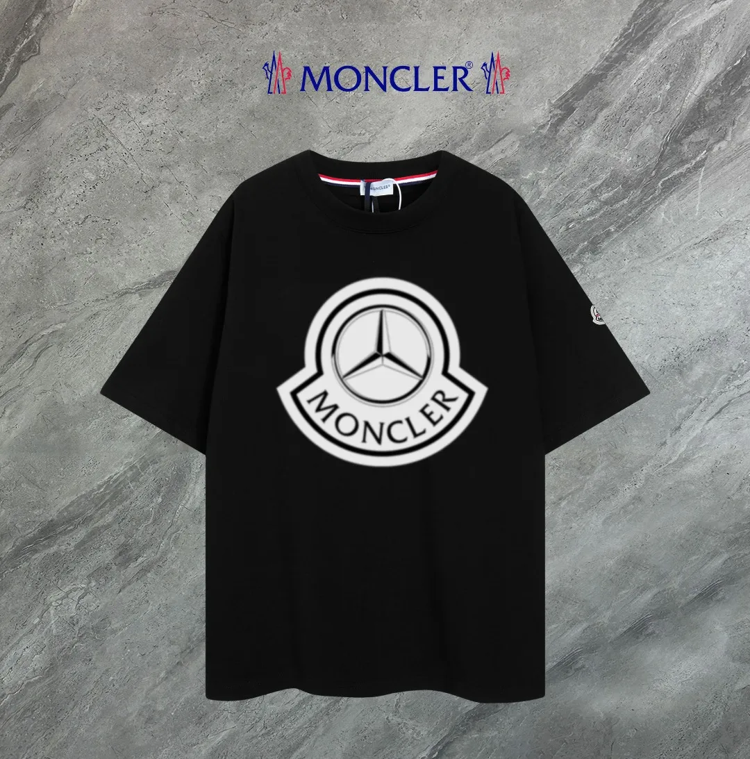 《Moncler~ 》2025New Arrival Quality T , Versatile Quality ！ ‼ 32 250G ‼ ， ， ， ， T 🤪 Sizes：S-M-L-XL-2XL ：Black，White， Same Style